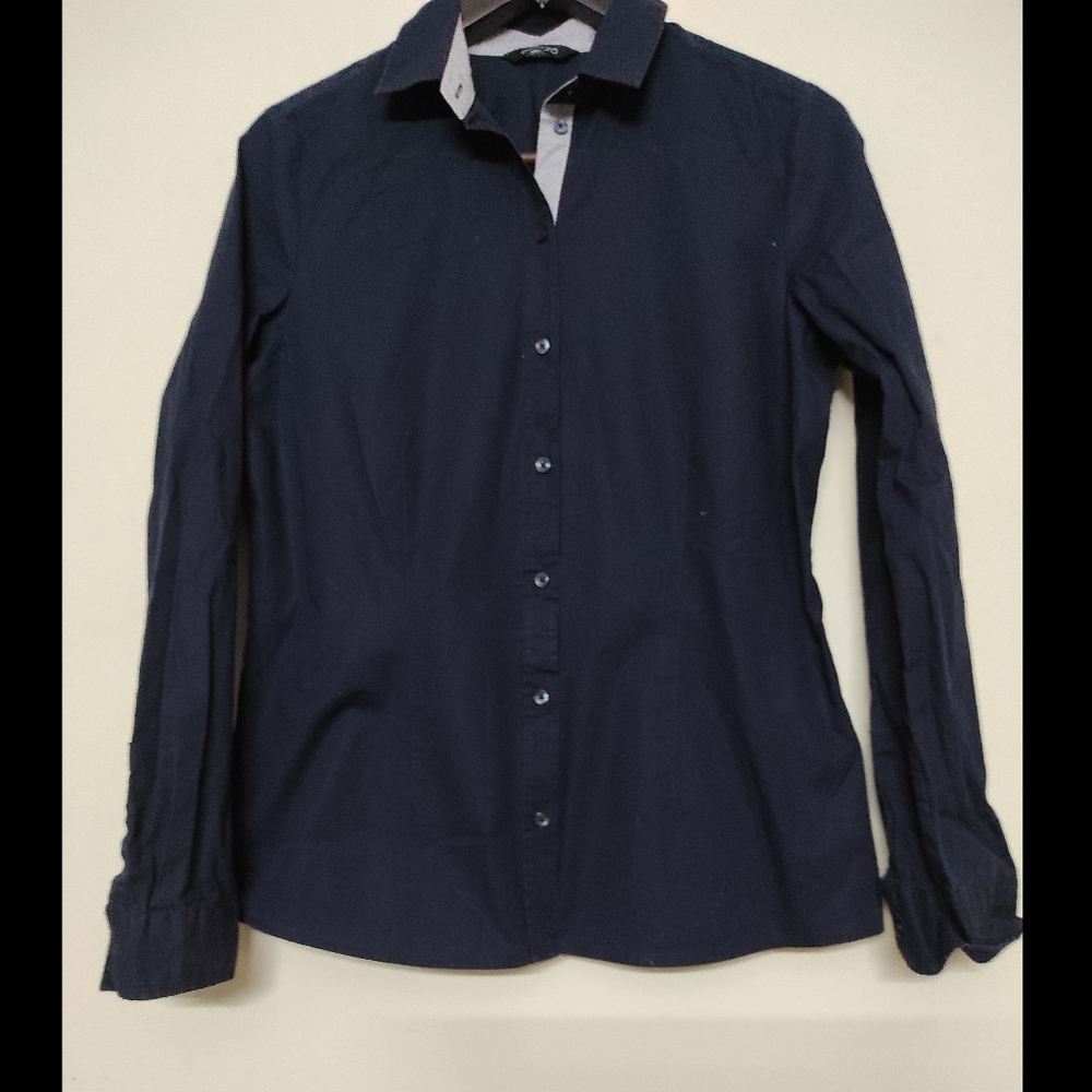 Navy Blue Shirt Women - Picture 4 of 9